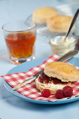 Poster - Scones with cream and jam