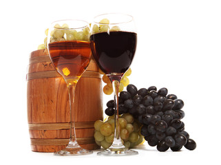 Wine and grapes