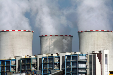 Wall Mural - coal-burning power plant