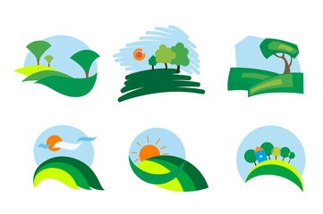 Sticker - Nature icons