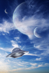 Poster - Sky in alien planet