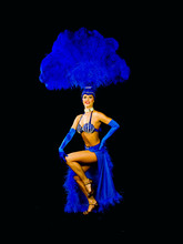Showgirl In Full Costume