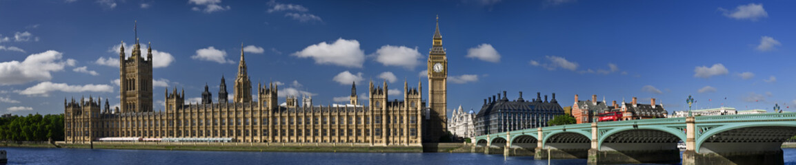 Canvas Print - Houses of Parliament, London.