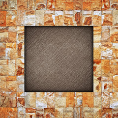 Wall Mural - template of modern brick wall