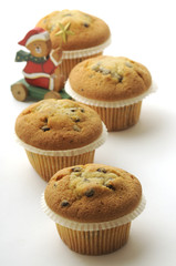 Canvas Print - Christmas muffins