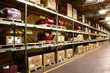 The parts warehouse of a manufacturer