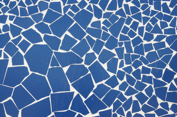 Blue mosaic background