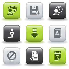 Poster - Icons with buttons 2