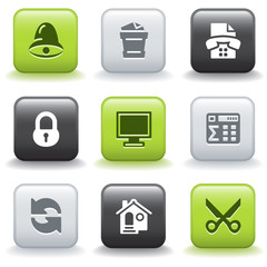 Poster - Icons with buttons 7