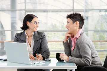 Canvas Print - Young businesswomen