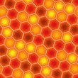 Orange pattern as seamless vector wallpaper