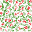 Vector seamless pattern of berry