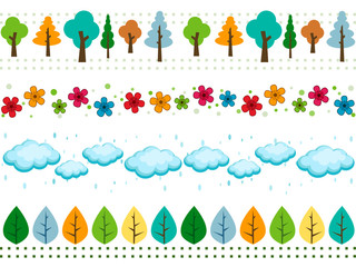 Sticker - Nature Border Set