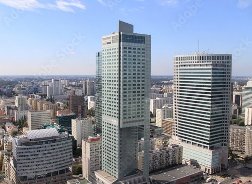 Nowoczesny obraz na płótnie Warszawa - panorama miasta