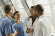 © Mark Edward Atkinson/Blend Images - Multi-ethnic doctors and nurses talking
