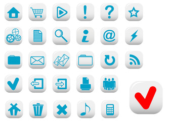 Poster - Set of web buttons