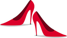 Womens Red Stiletto Shoes Free Stock Photo - Public Domain Pictures