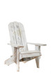 © Michael Flippo - White adirondack chair on a white background