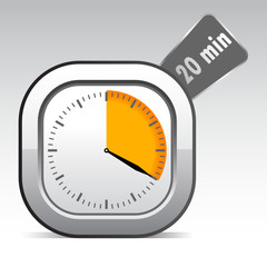 New design. Vector timer