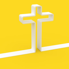 Wall Mural - 3d cross