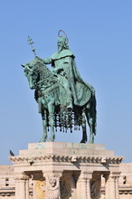 St. Stephen Statue In Budapest