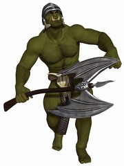 Wall Mural - Orc - Fantasy Figure