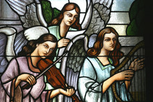 Angels Musicans, Stained Glass