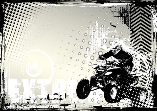 Fototapeta dla dzieci motorsport grunge background