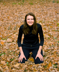 girl in park