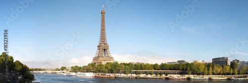 Obraz w ramie famous tour eiffel in Paris