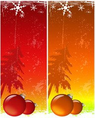 Wall Mural - Christmas banners