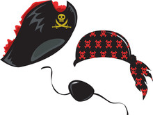 Pirate Hat And Eye Patch