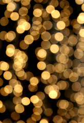 Festive light chain blur