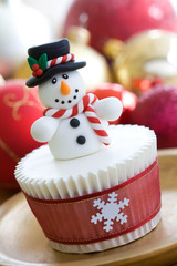 Poster - Christmas cupcake