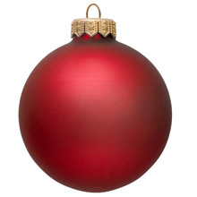 Red Christmas Ornament .