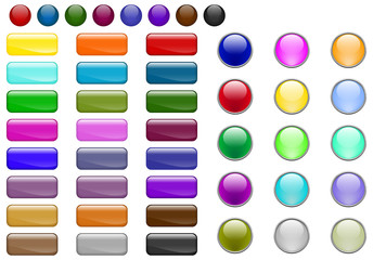The set of web buttons