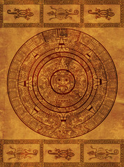 Wall Mural - maya calendar