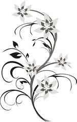 Wall Mural - Bouquet. Fragment of floral ornament. Vector
