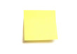 © Ekaterina Pokrovsky - Yellow post-it isolated on white