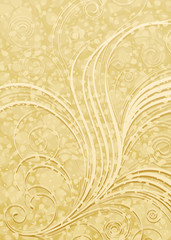 Aufkleber - Curve elements on textured background. vector layered.