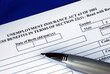 Filling the unemployment insurance application form