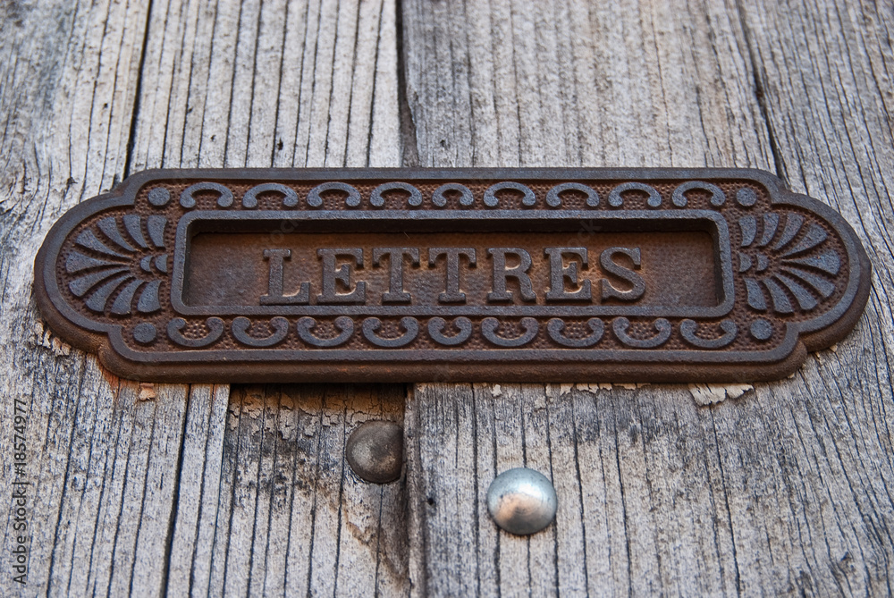 boite aux lettres