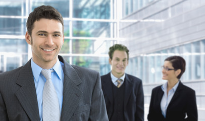 Canvas Print - Young businessman