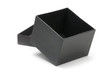© Olivier Le Moal - boite noire ouverte sur fond blanc - carton noir