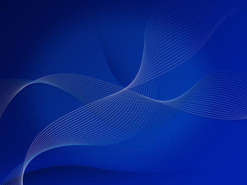 abstrakte blaue Wellen