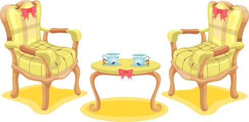 Wall Mural - chairs