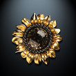 Sunflower pendant