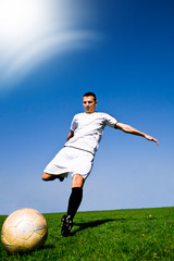 Wall Mural - soccer player