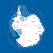 antarctica vector map