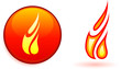 © iconspro - Flame and fire design elemets